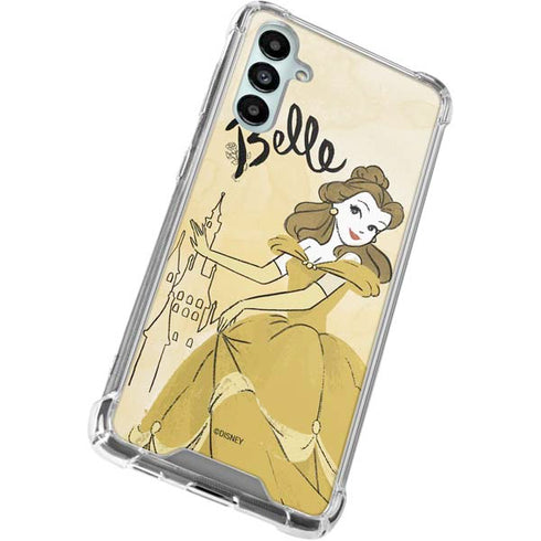 Disney Princess Belle Art Galaxy A15 5G Clear Case